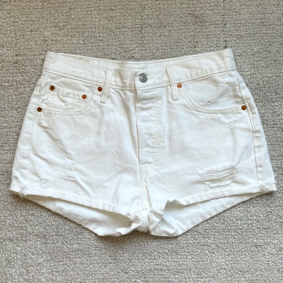 Levi’s Premium 501 High Rise Shorts, size 29 - Picture 3 of 5